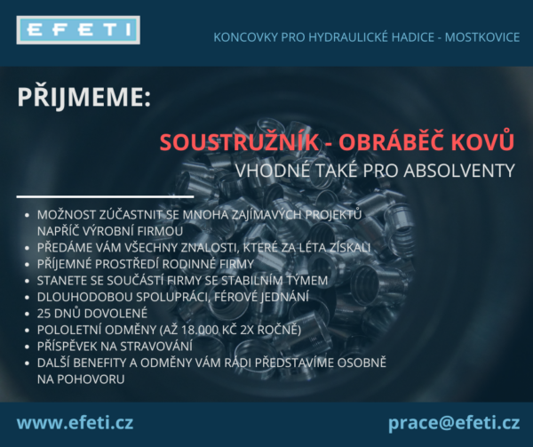 Soustružník – obráběč kovů (31000 – 45000)